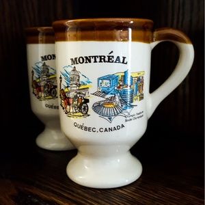 70's Montreal, Quebec Olympic Mug Set